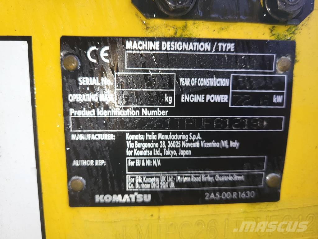 Komatsu PC138US-11 Εκσκαφείς με ερπύστριες