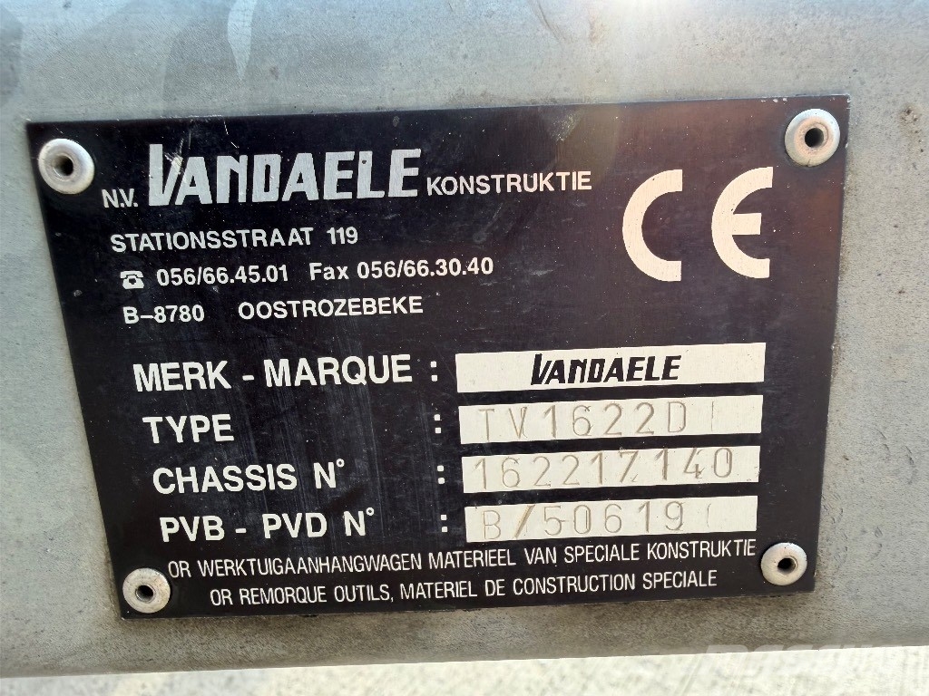 Vandaele TV1622D Drobilci lesa
