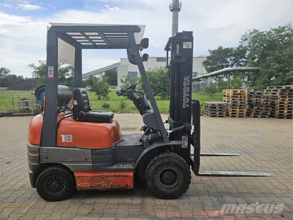 Toyota 6FGF18 LPG vozíky
