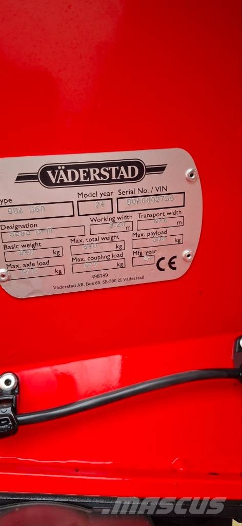 Väderstad Carrier820 Disc harrows