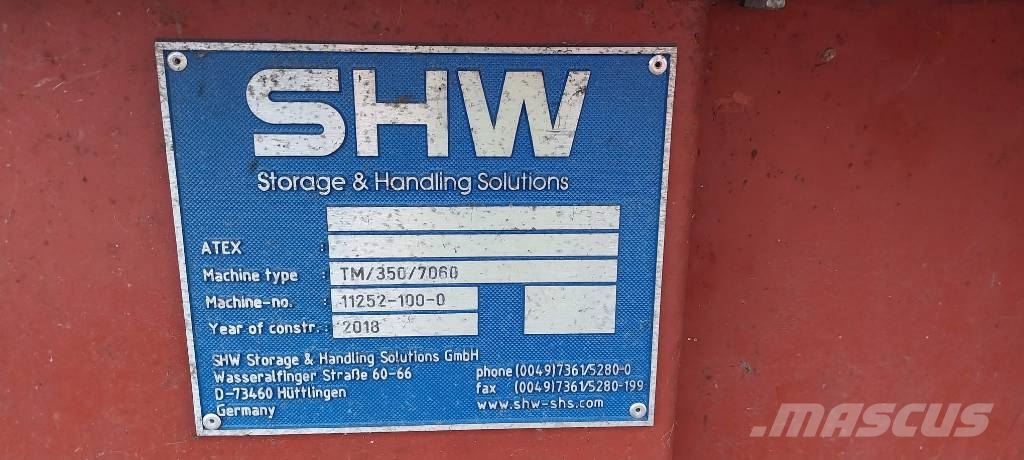  SHW Trogförderschnecke doppelt TM 350 7060 Bunkersystemen