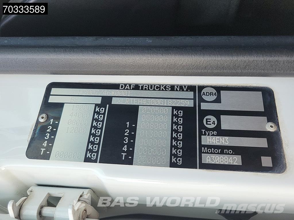 DAF XF 480 XF 4X2 SCC APK 04-2027 2x Tanks ACC Alcoa's Тягачі