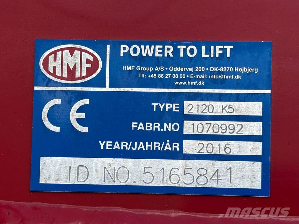 Volvo FMX 410 6x2*4 HMF 2120 / JOAB L 18 ton / L=5200 mm 크레인 트럭