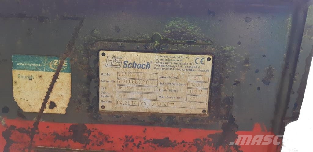 Schoch Grabenräumlöffel MS03 #A-2331 Pelle rétro arrière