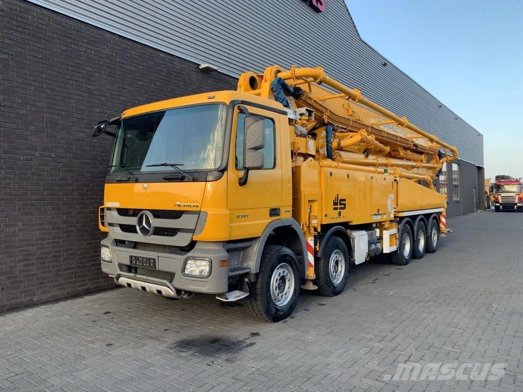 Mercedes-Benz Actros 5041 10X4 + SERMAC 6 RZ 56 METER CONCRETE P Camiões bomba Betão
