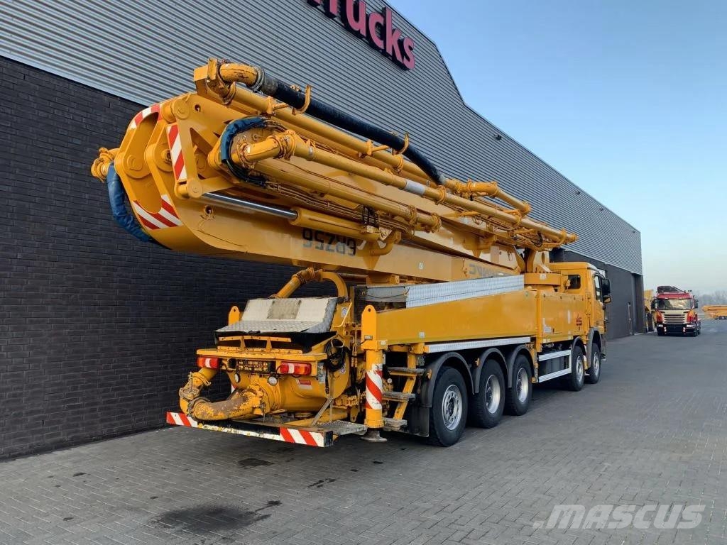Mercedes-Benz Actros 5041 10X4 + SERMAC 6 RZ 56 METER CONCRETE P Camiões bomba Betão