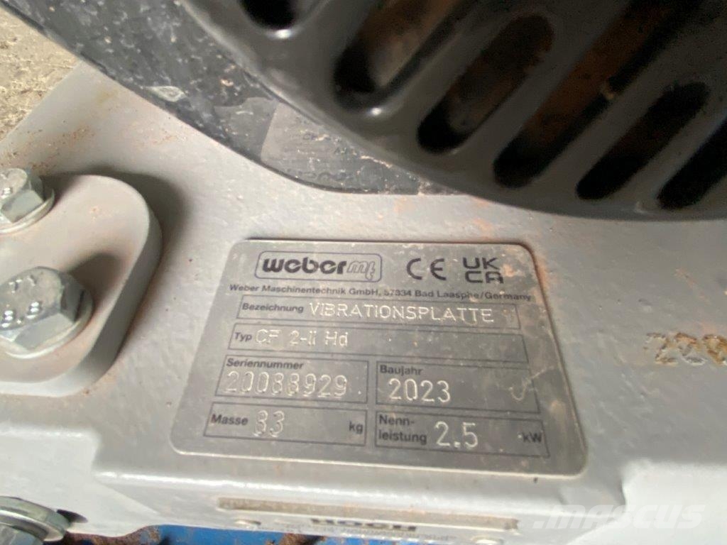 Weber CF 2 Hd Rüttelplatte Honda GX160 دكاكات أفقية