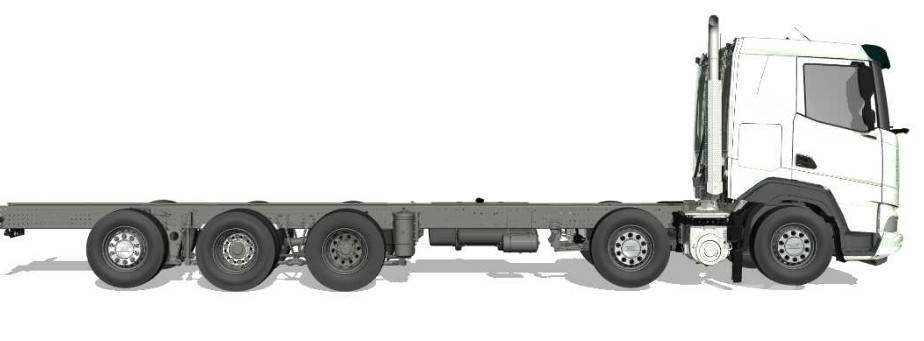 DAF XF 530 FAF 10x4 KOME kasettilava Φορτηγά Ανατροπή