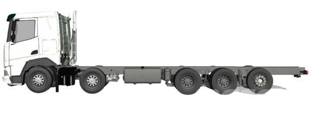 DAF XF 530 FAF 10x4 KOME kasettilava Φορτηγά Ανατροπή