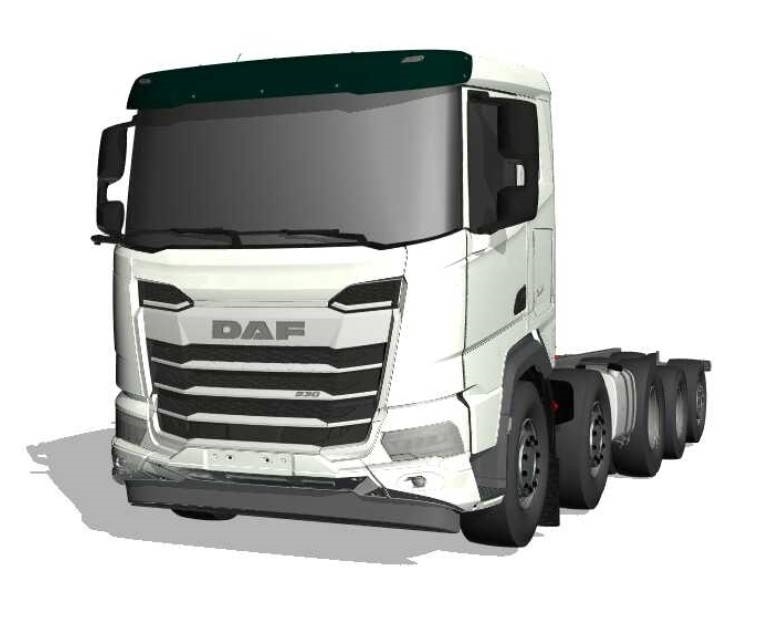 DAF XF 530 FAF 10x4 KOME kasettilava Φορτηγά Ανατροπή
