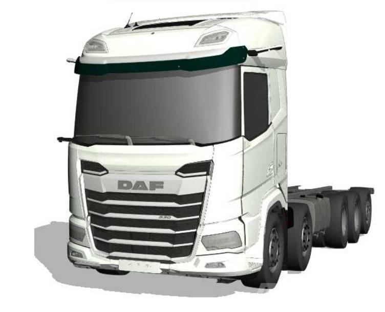 DAF XF 530 FAF 10x4 KOME kasettilava Φορτηγά Ανατροπή