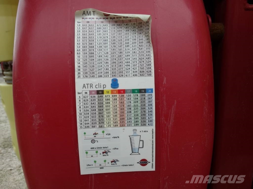 Hardi Zaturn Plus 2000 Прицепные опрыскиватели