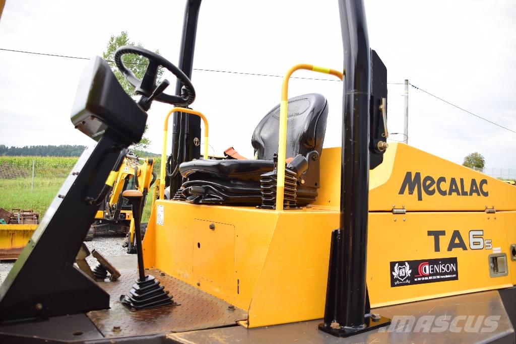 Mecalac TA6s Terex TA6s JCB 6 ton swivel dumper عربات نقل قلابة للمواقع