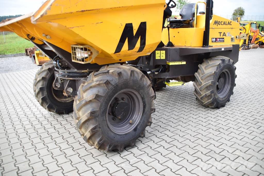 Mecalac TA6s Terex TA6s JCB 6 ton swivel dumper عربات نقل قلابة للمواقع
