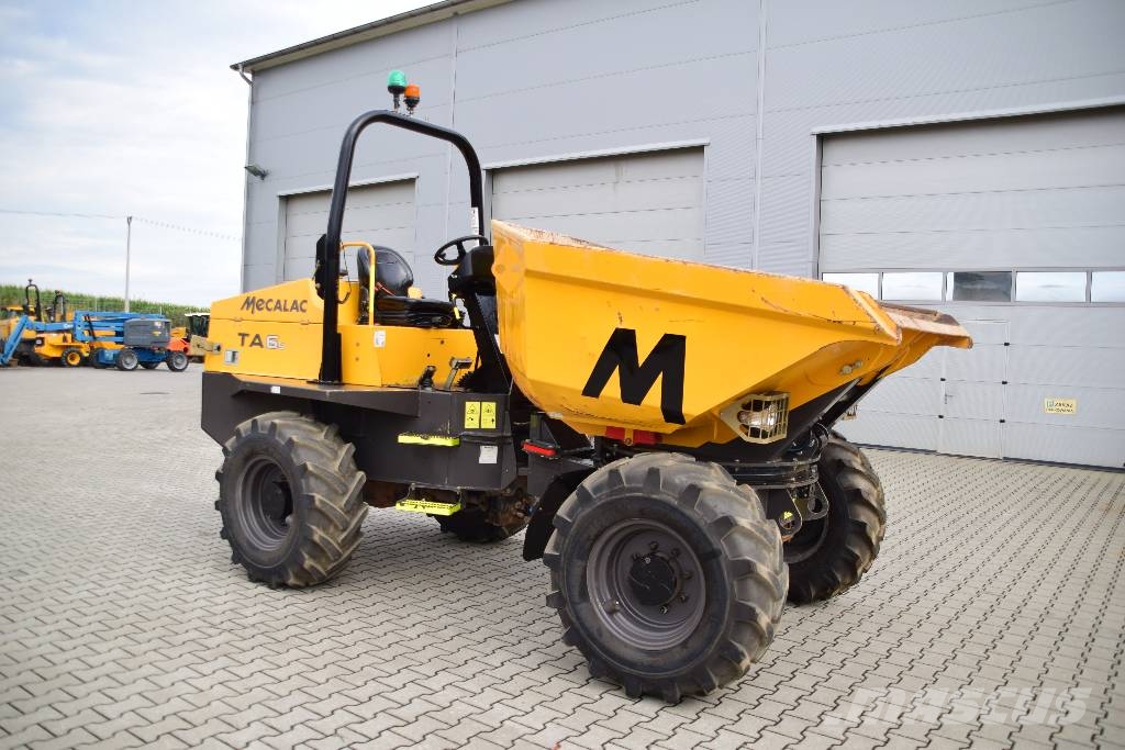 Mecalac TA6s Terex TA6s JCB 6 ton swivel dumper عربات نقل قلابة للمواقع
