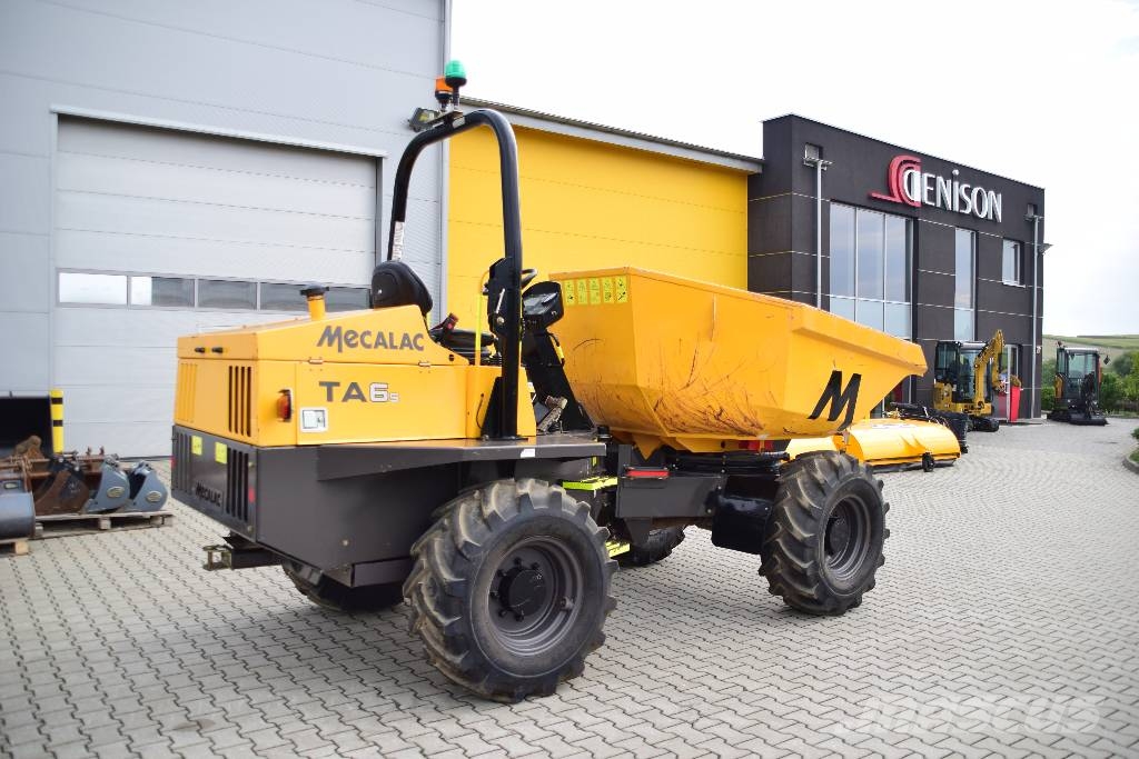Mecalac TA6s Terex TA6s JCB 6 ton swivel dumper عربات نقل قلابة للمواقع