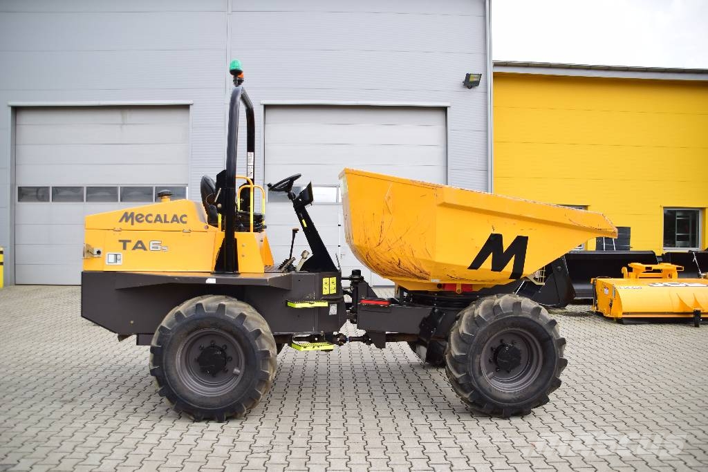 Mecalac TA6s Terex TA6s JCB 6 ton swivel dumper عربات نقل قلابة للمواقع