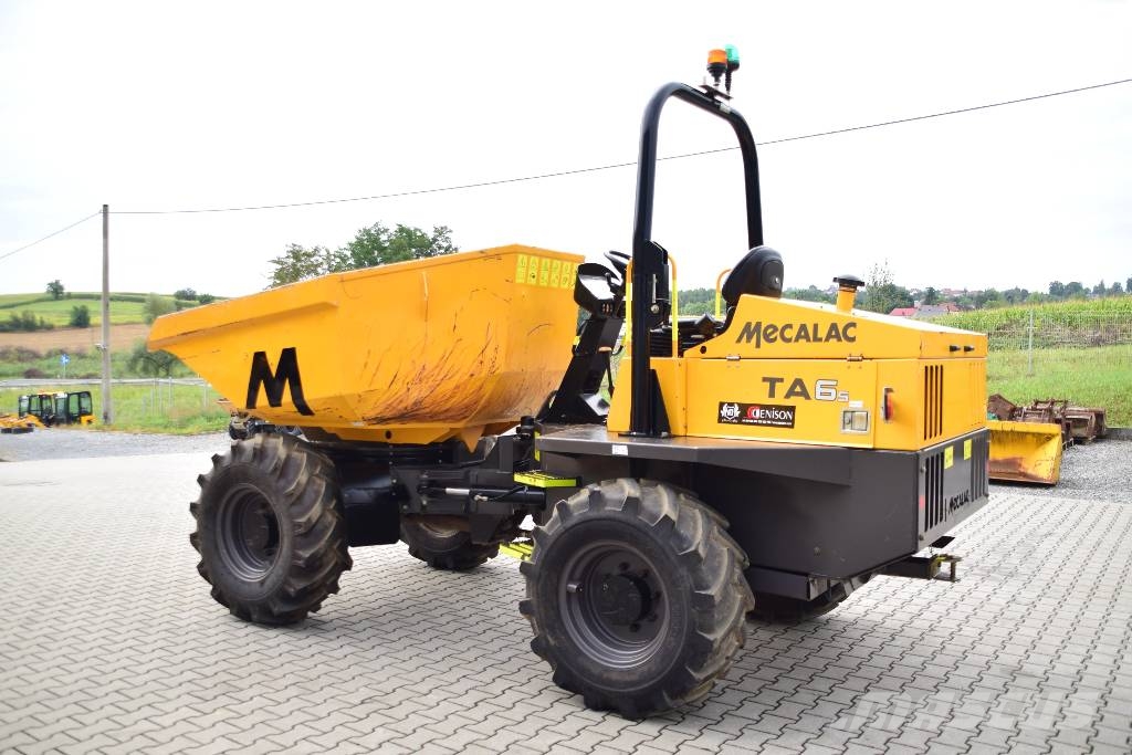 Mecalac TA6s Terex TA6s JCB 6 ton swivel dumper عربات نقل قلابة للمواقع