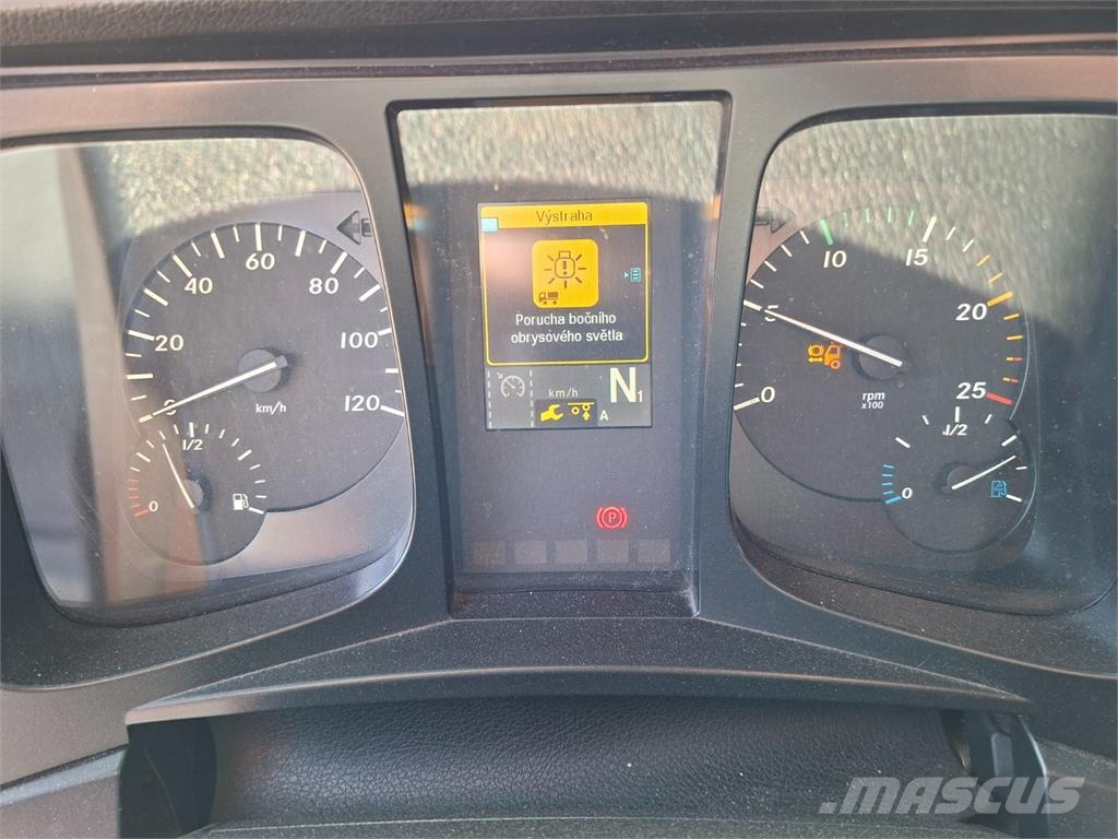 Mercedes-Benz ANTOS 2543 6X2 + PANAV TV 18 L Sanduk kamioni