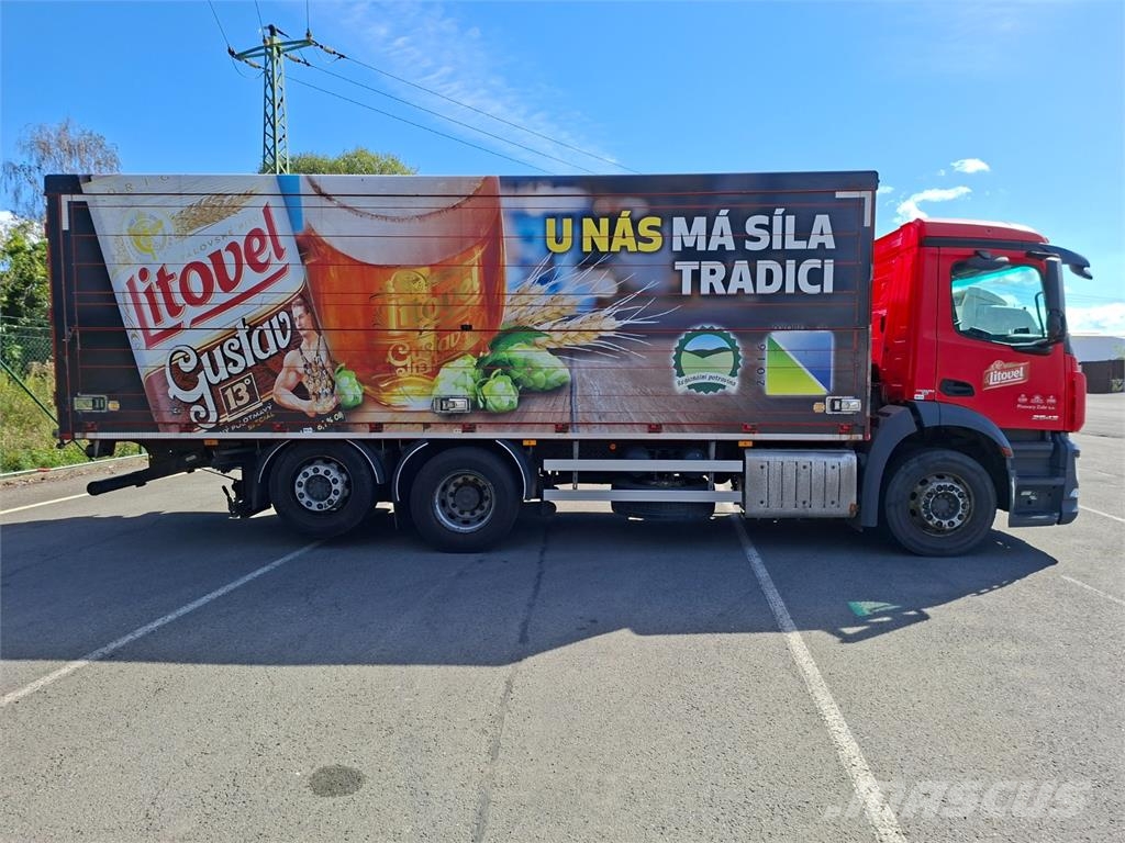 Mercedes-Benz ANTOS 2543 6X2 + PANAV TV 18 L Sanduk kamioni