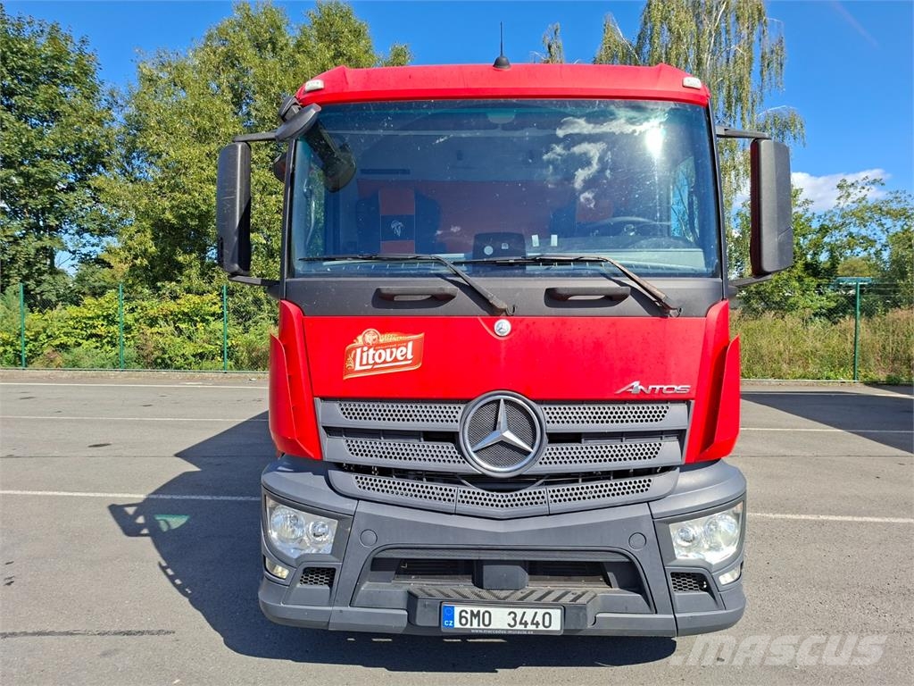 Mercedes-Benz ANTOS 2543 6X2 + PANAV TV 18 L Sanduk kamioni