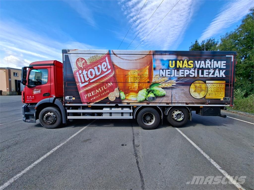 Mercedes-Benz ANTOS 2543 6X2 + PANAV TV 18 L Sanduk kamioni