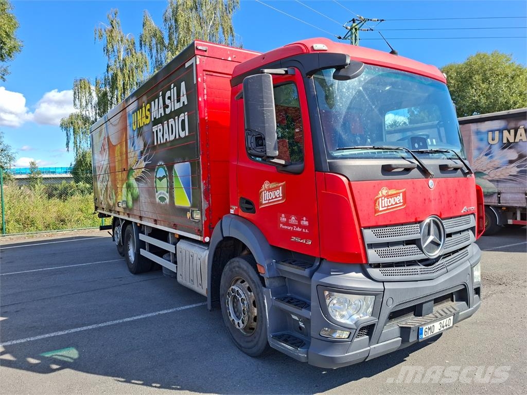 Mercedes-Benz ANTOS 2543 6X2 + PANAV TV 18 L Sanduk kamioni