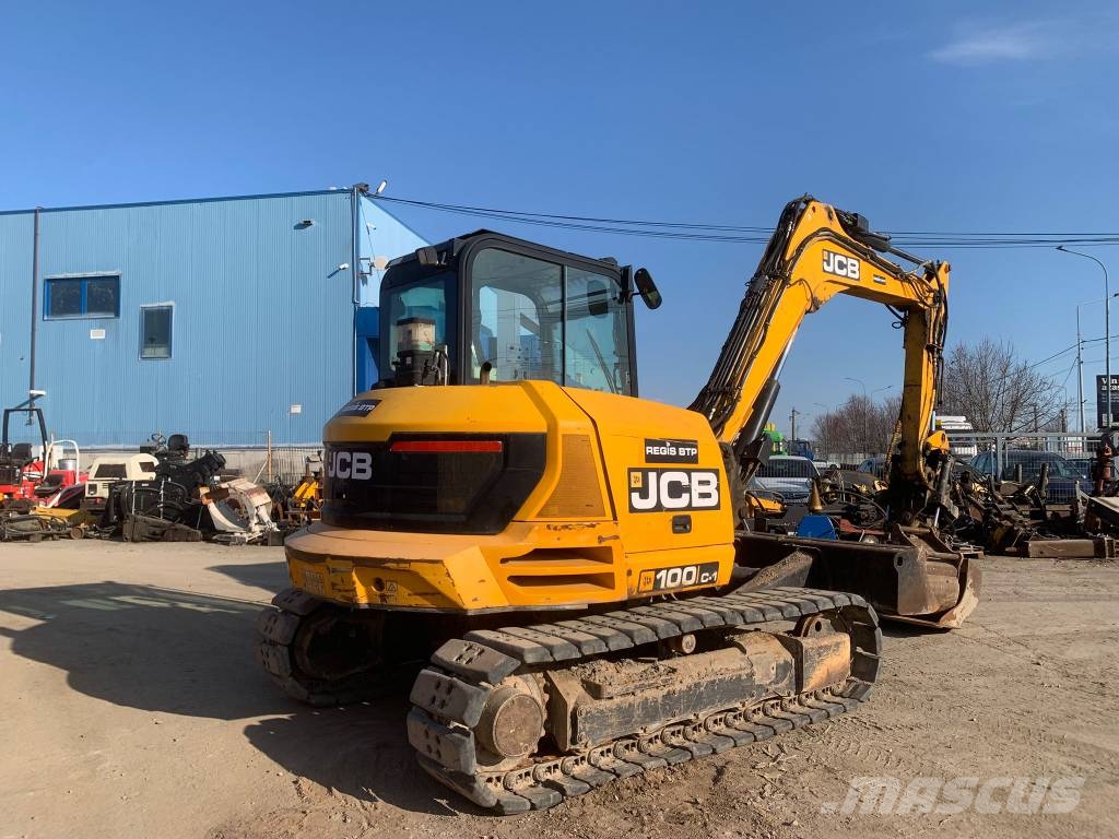 JCB 100C-1+Engcon Rototilt Excavadoras 7t - 12t