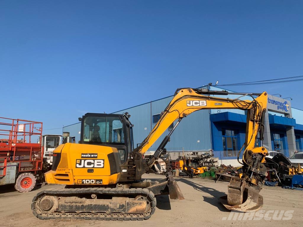 JCB 100C-1+Engcon Rototilt Excavadoras 7t - 12t