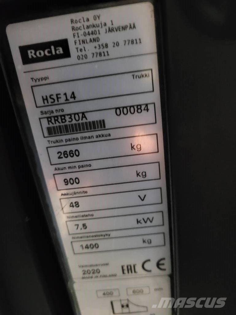Rocla HSF 14 Reachtruck voor hoog niveau