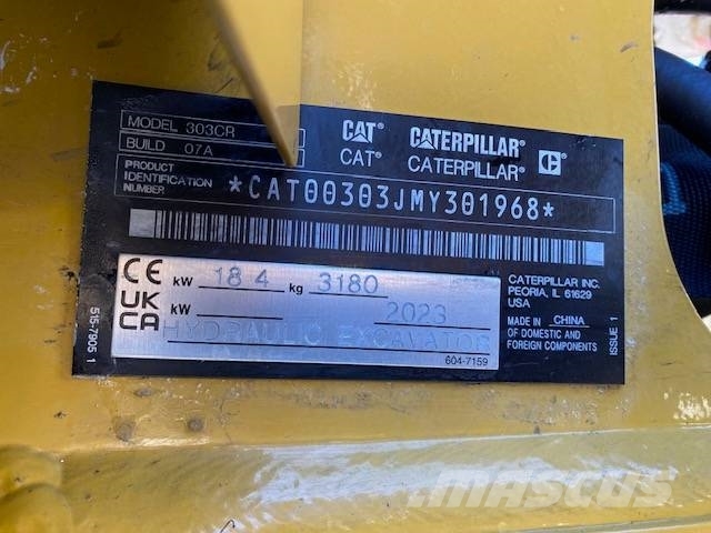 CAT 303 CR Miniexcavadoras