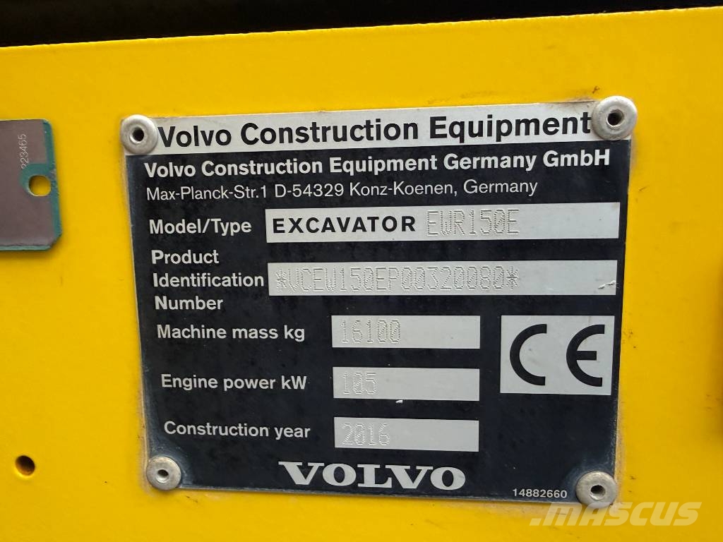 Volvo EWR 150 E Excavadoras de ruedas