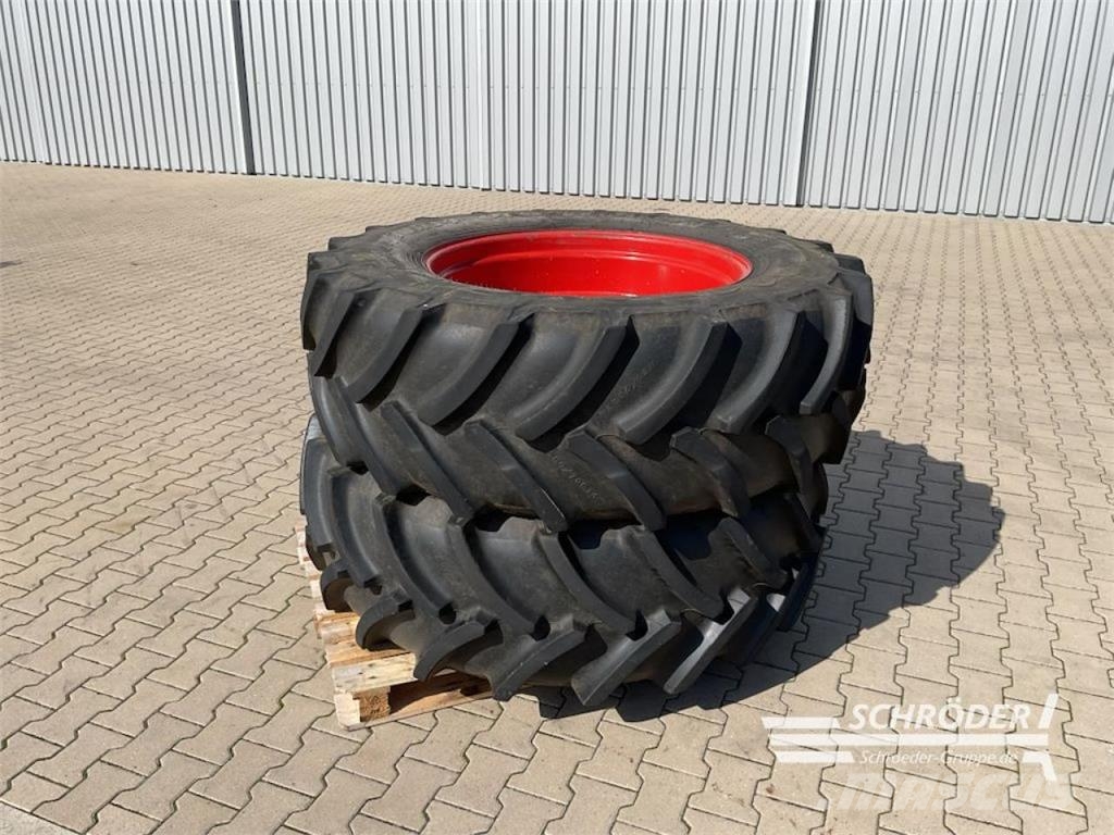 Fendt KOMPLETTRÄDER 2X 480/70R34 GOODYEAR الإطارات والعجلات والحافات
