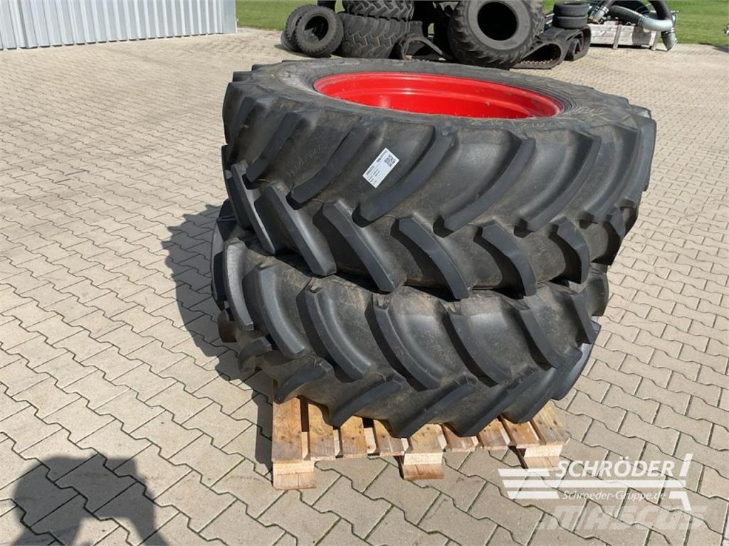 Fendt KOMPLETTRÄDER 2X 480/70R34 GOODYEAR الإطارات والعجلات والحافات