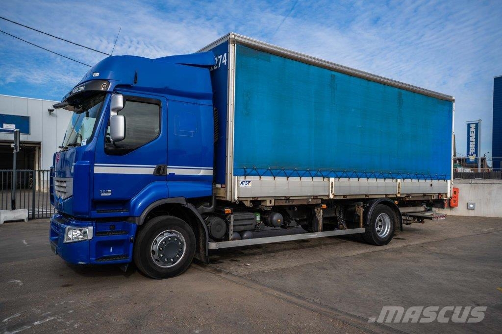 Renault PREMIUM 380 DXI + DHOLLANDIA شاحنات بغطاء جانبي
