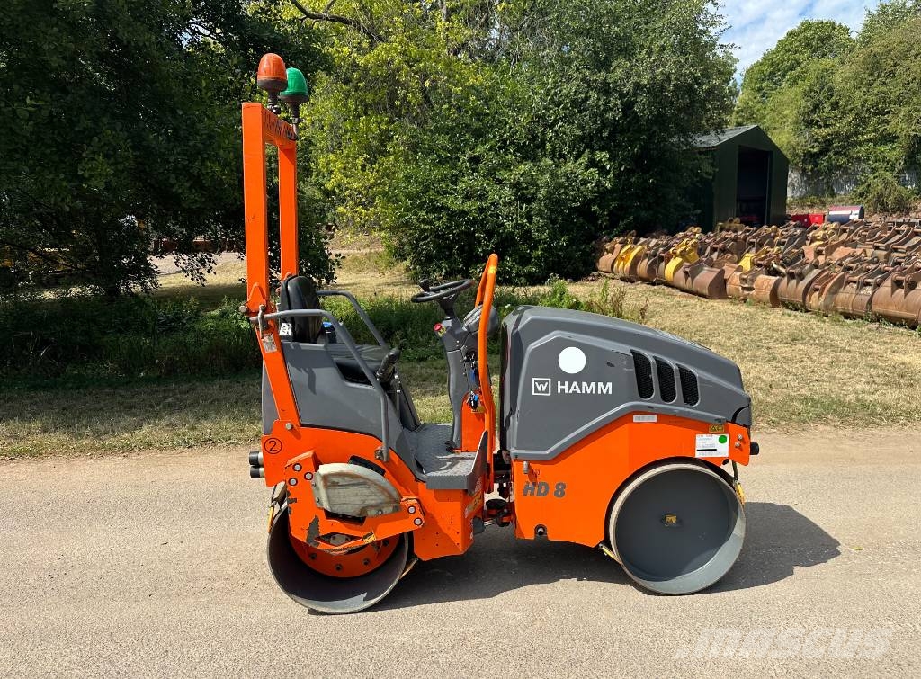 Hamm HD 8 VV Rouleaux tandem