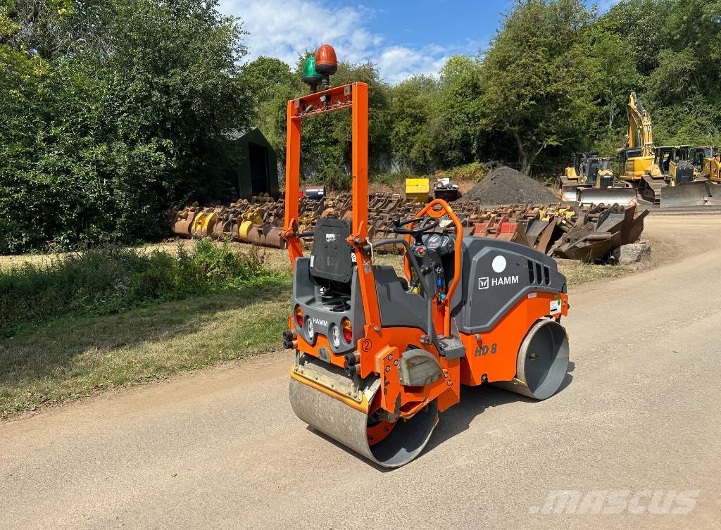 Hamm HD 8 VV Rouleaux tandem