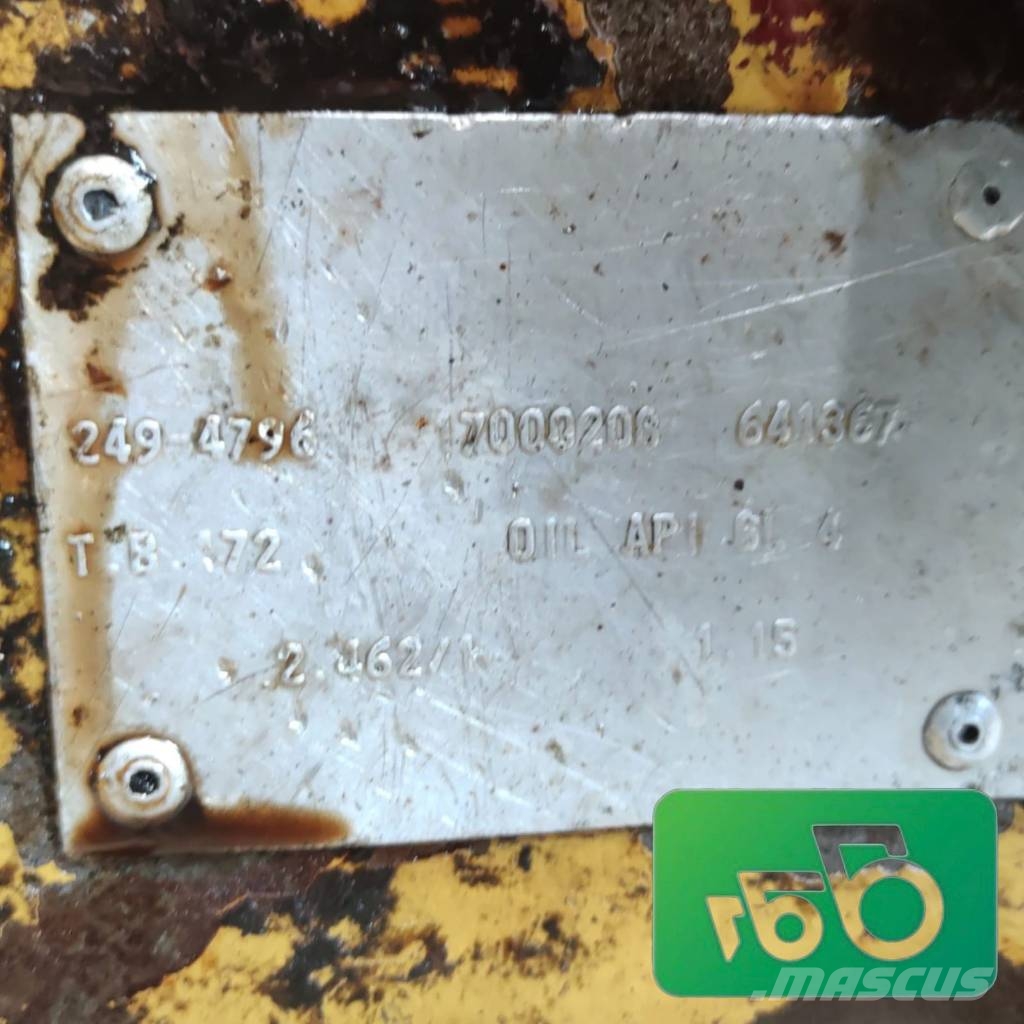 Carraro TB172 Cat 906 Differential 32x11 Gearbox CAT 249-4796 Podvozje in vzmetenje
