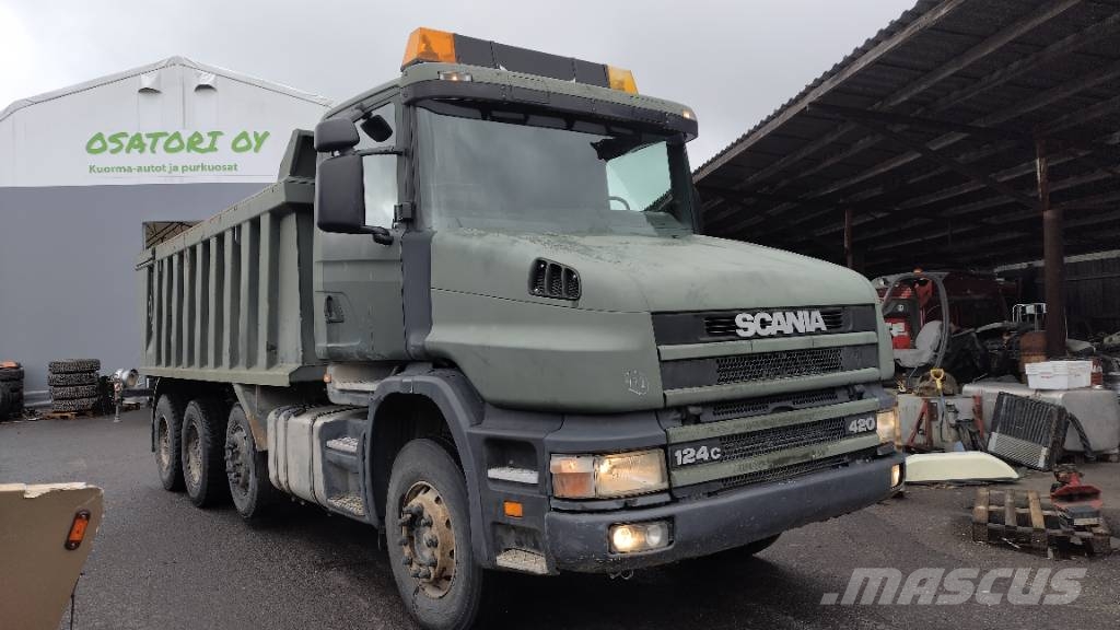 Scania T124 8x4 RKP louhos lava 덤프 트럭
