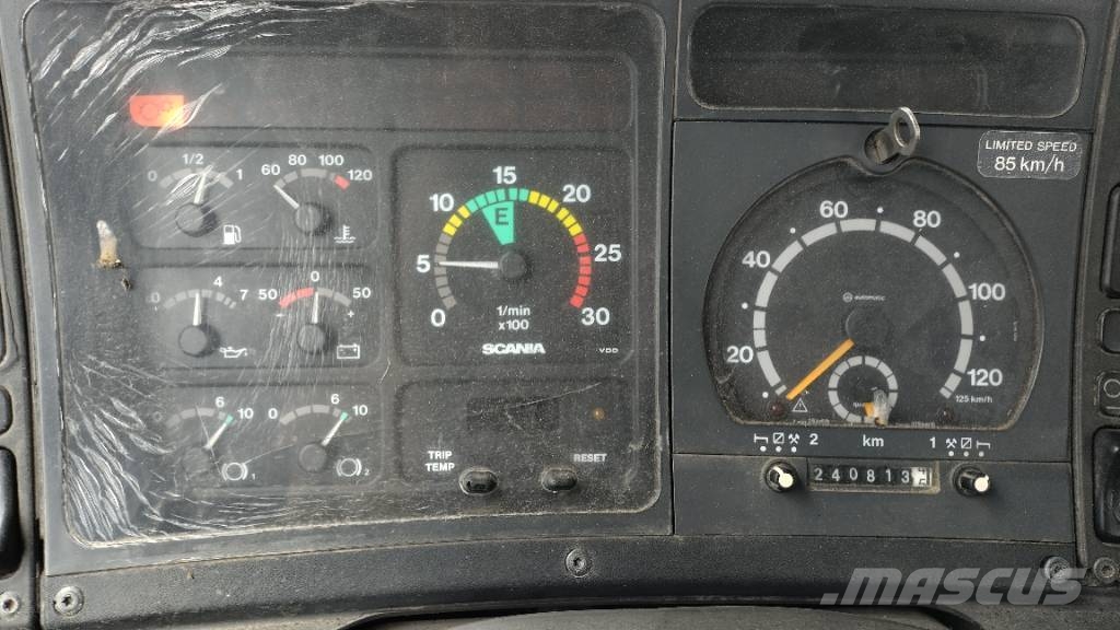 Scania T124 8x4 RKP louhos lava 덤프 트럭