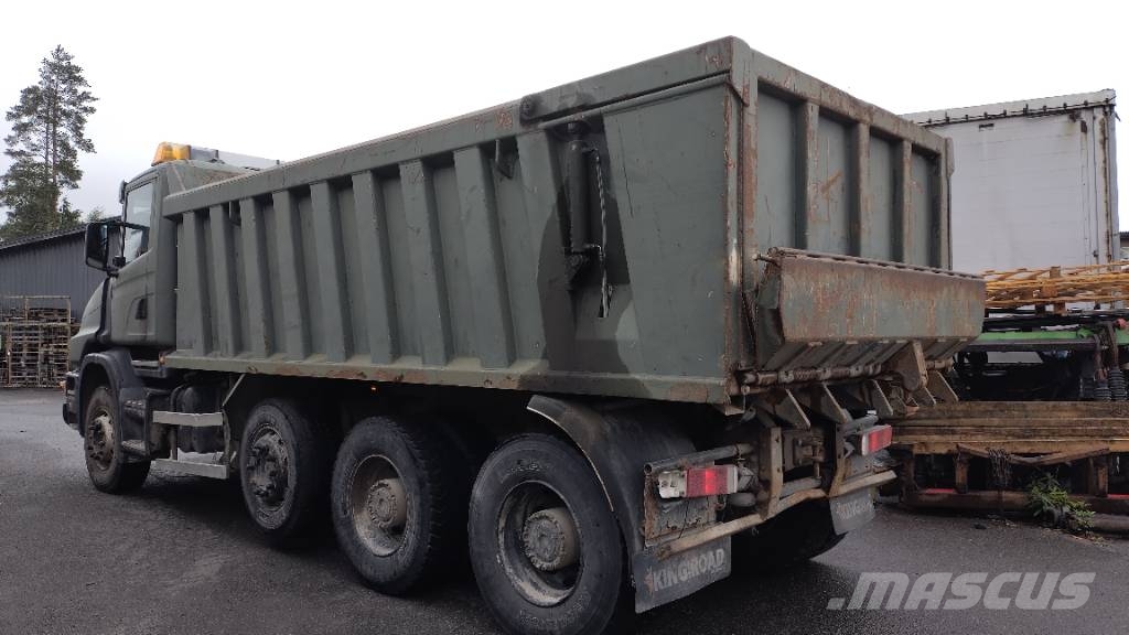 Scania T124 8x4 RKP louhos lava 덤프 트럭