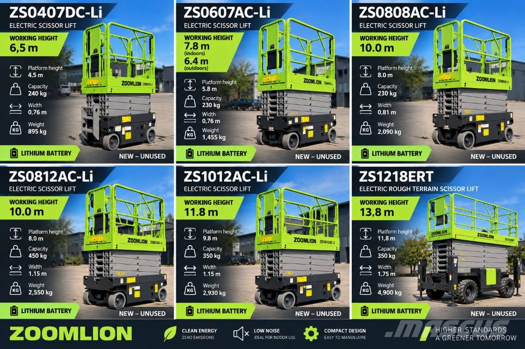 Zoomlion ZS 0607 AC-LI Škaraste platforme