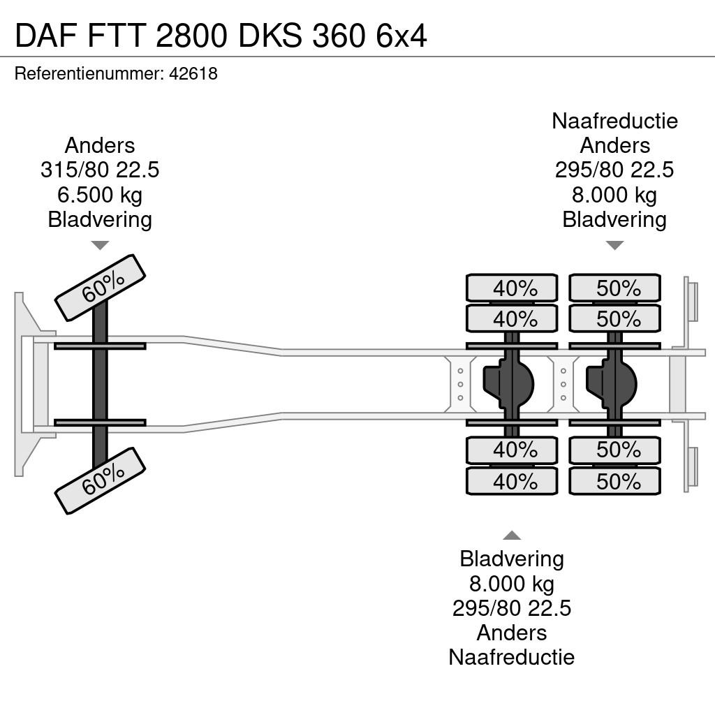 DAF FTT 2800 DKS 360 6x4 Vyprošťovací vozidla