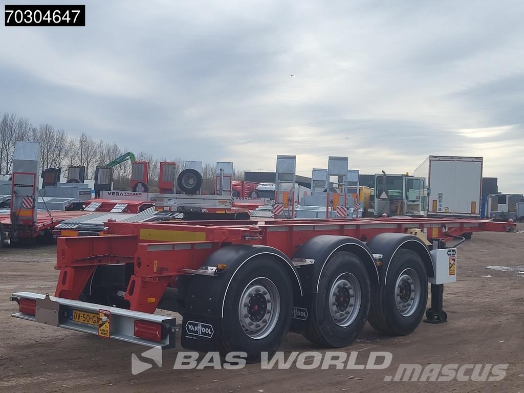 Van Hool 20Ft Containerframe/Skiploader semi-trailers