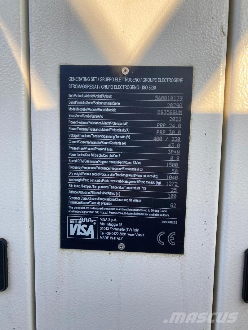 Strom Visa Stromerzeuger DS35SGVM 30kVA Otros Generadores