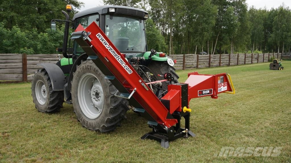 REMET RED DRAGON RP-120 PTO Koksnes šķeldotāji