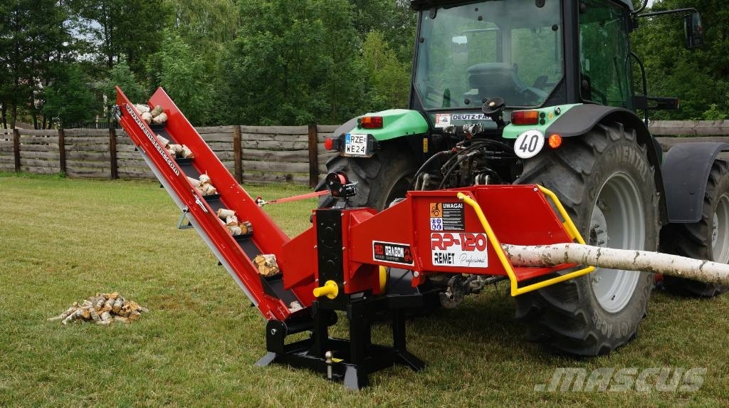 REMET RED DRAGON RP-120 PTO Koksnes šķeldotāji