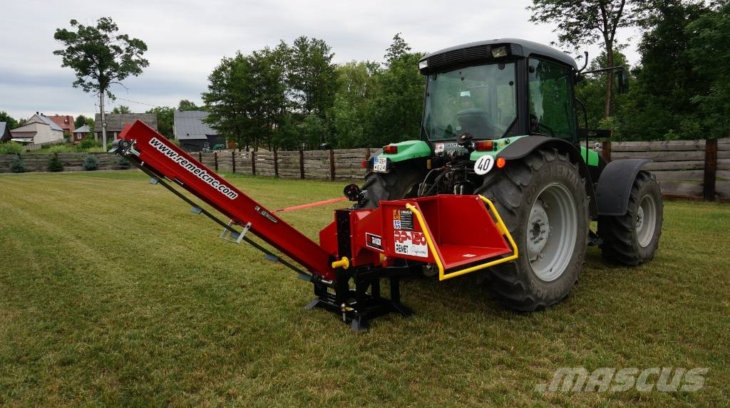 REMET RED DRAGON RP-120 PTO Koksnes šķeldotāji