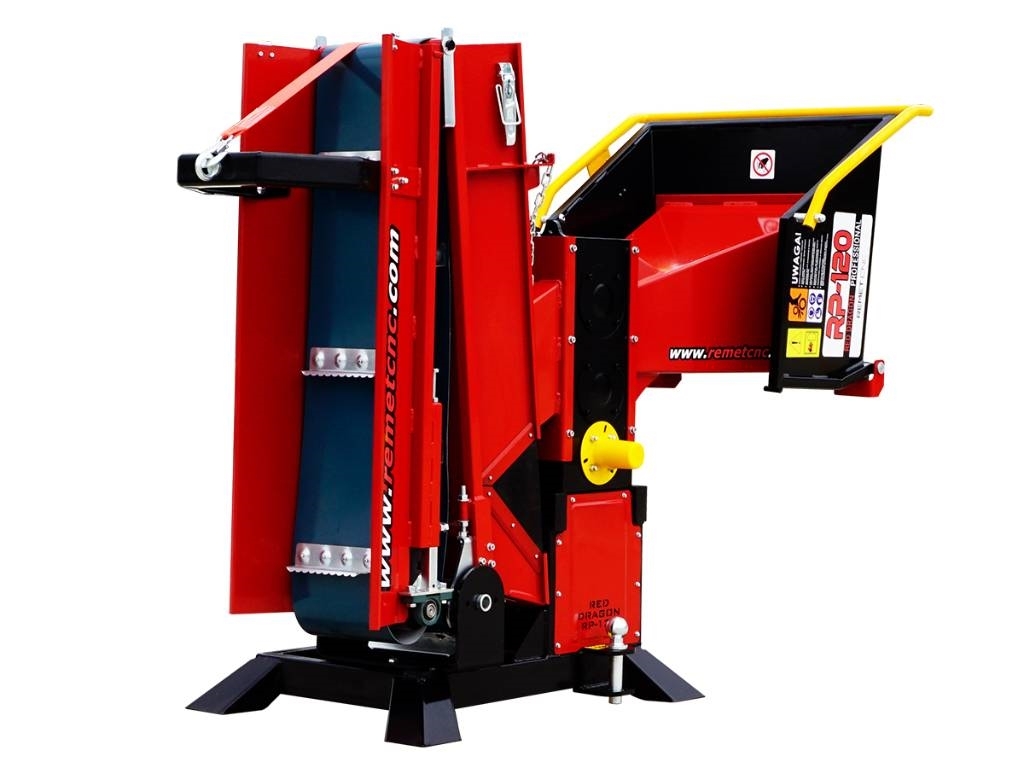 REMET RED DRAGON RP-120 PTO Koksnes šķeldotāji
