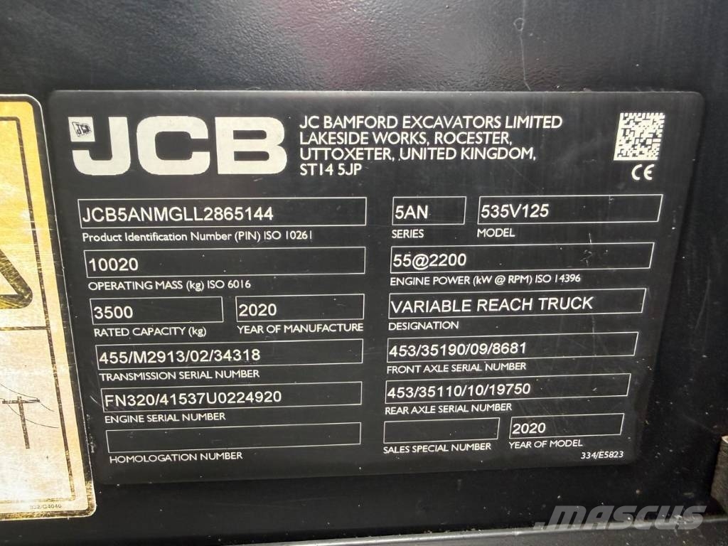 JCB 535-125 Hiviz Teleskoplæssere